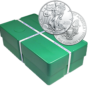 1oz SILVER EAGLE  SEALED CASE of 500