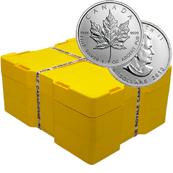 1oz SILVER MAPLE LEAF Case of 500